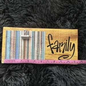 "family" picture frame